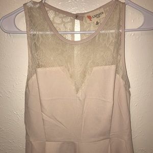 ✧nude lace romper✧